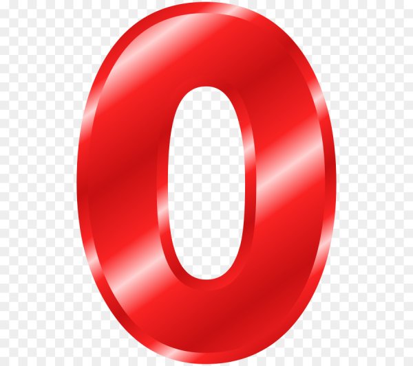 Цифры красные