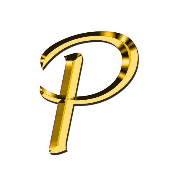 Красивая буква p