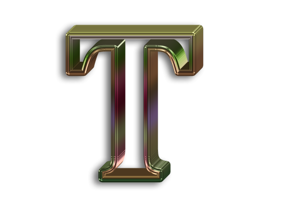 Буква т красивая