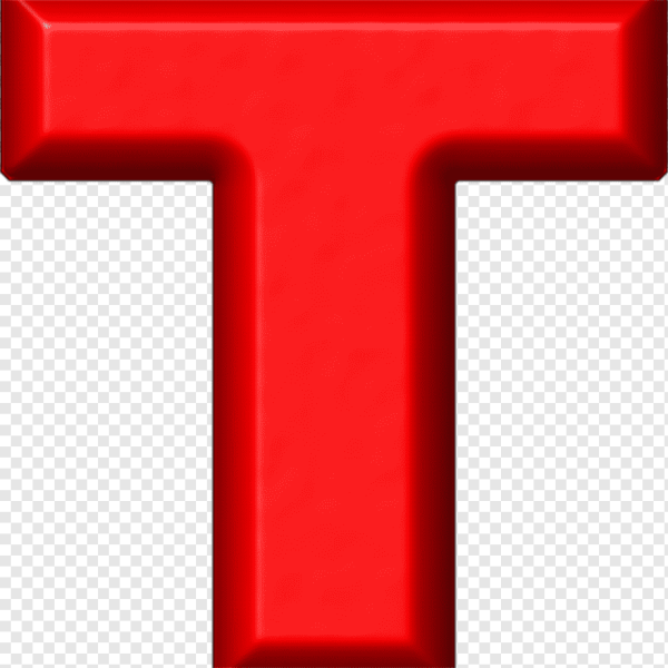 Объемная буква т