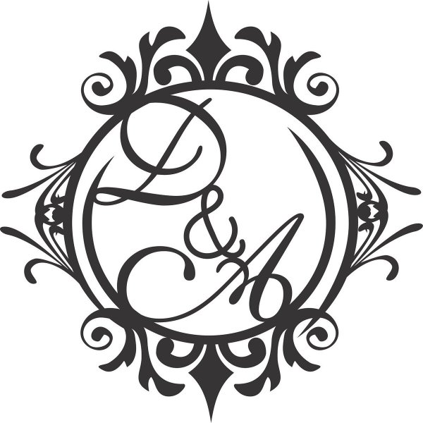 Буква д красивая с вензелями