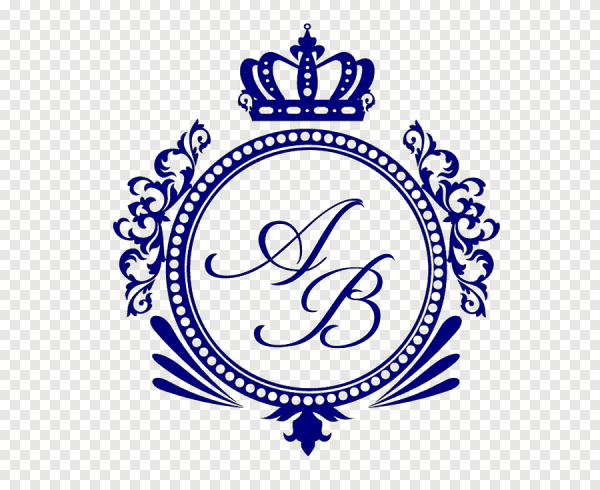 Вензель синий