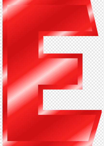 Золотая буква е