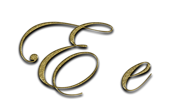 Красивая буква е заглавная