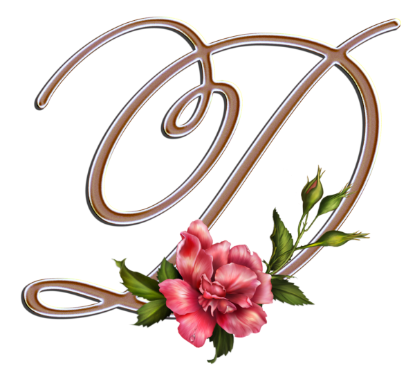 Буква д красивая