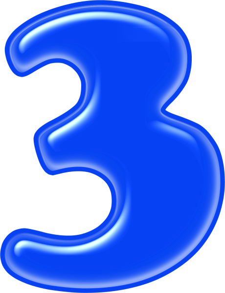 Красивые синие буквы