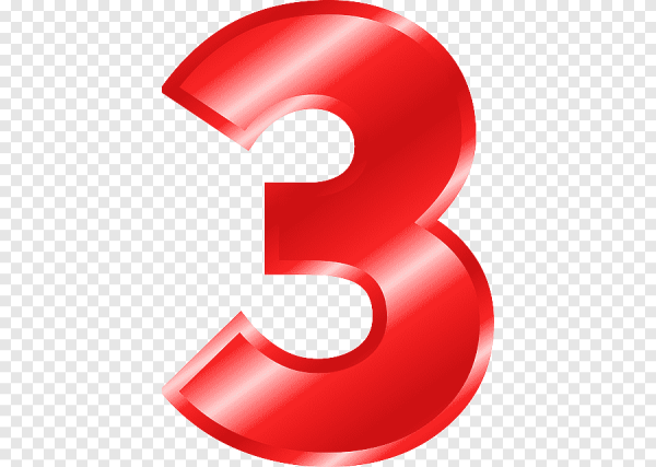 Цифры красные