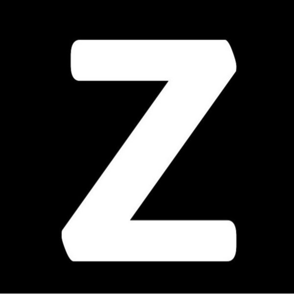 Z на черном фоне
