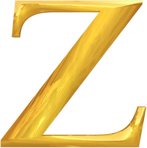 Золотая буква z