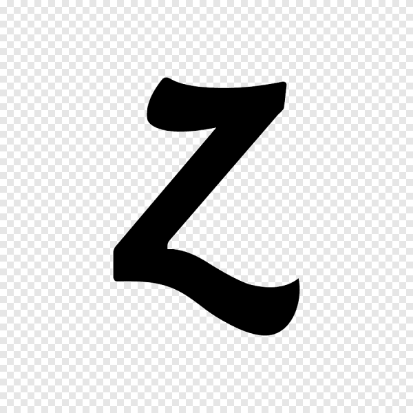 Красивая буква z