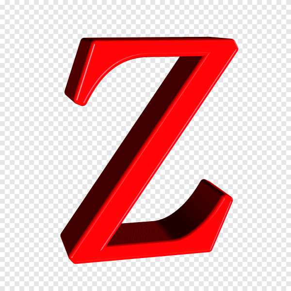 Объемная буква z