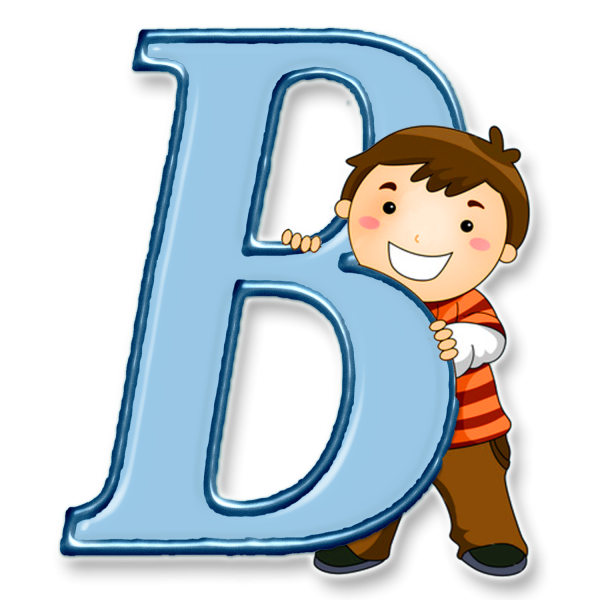 Буквы на прозрачном фоне