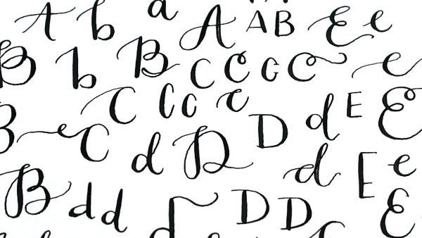 Красивые английские буквы