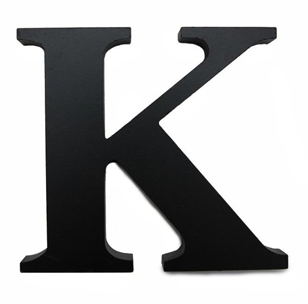 Буквы черные