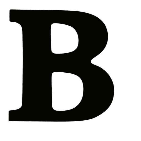 Буквы черные