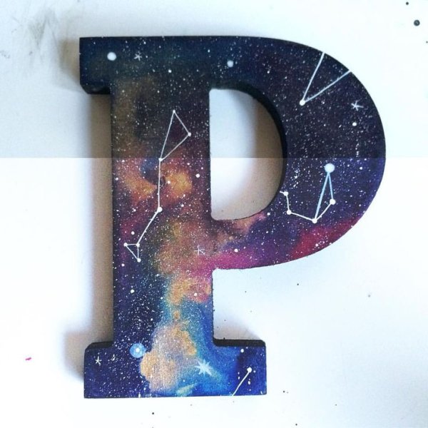 Буквы на космическую тематику