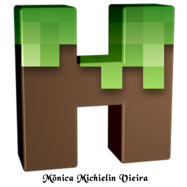 Minecraft буквы