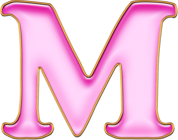 Розовые буквы