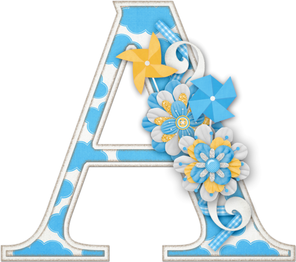 Украшенные буквы алфавита