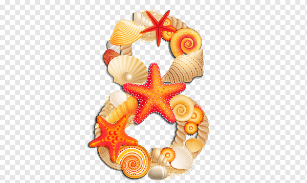 Цифры в морской тематике