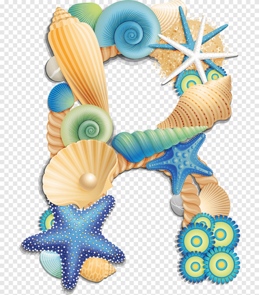 Буквы в морском стиле