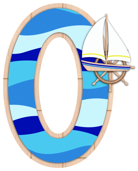 Буквы в морском стиле