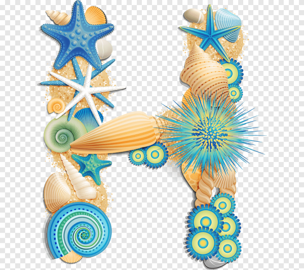 Буквы в морской тематике