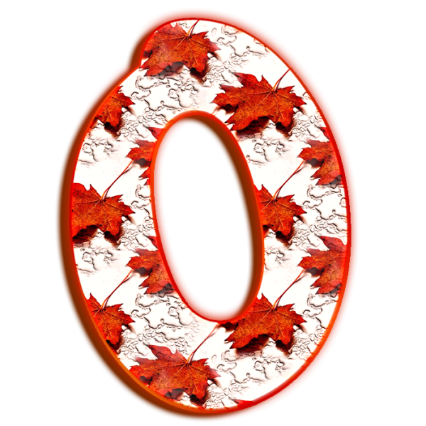 Осенние буквы русского алфавита