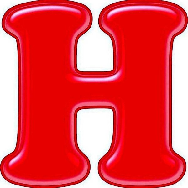 Объемные цветные буквы