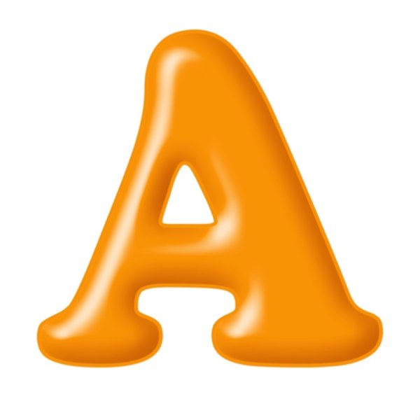 Разноцветные буквы алфавита