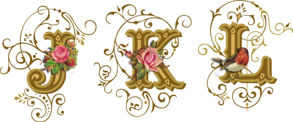 Красивая Винтажная буква с