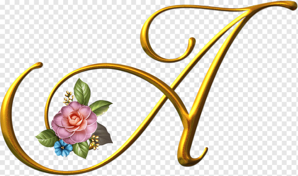 Красивые буквы на прозрачном фоне