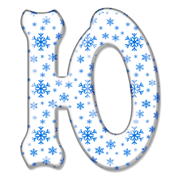 Зимние буквы