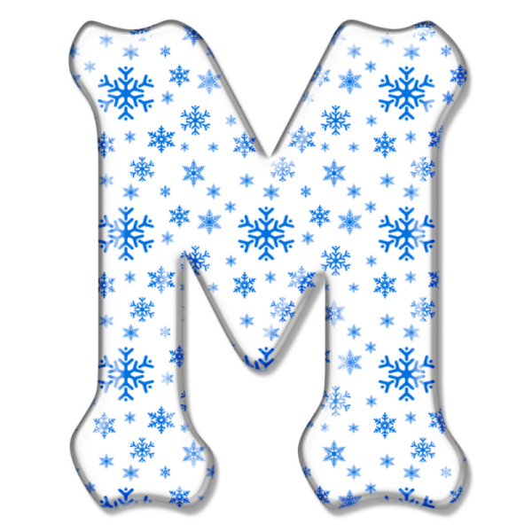 Зимние буквы