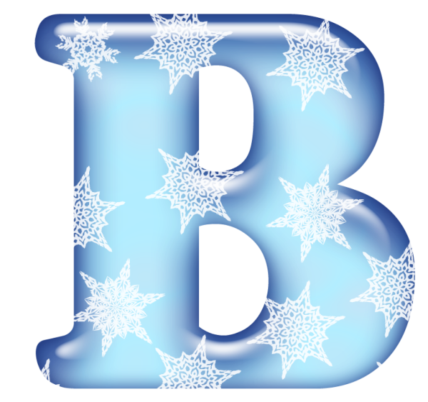 Зимние буквы