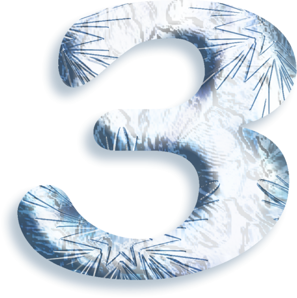 Зимние цифры