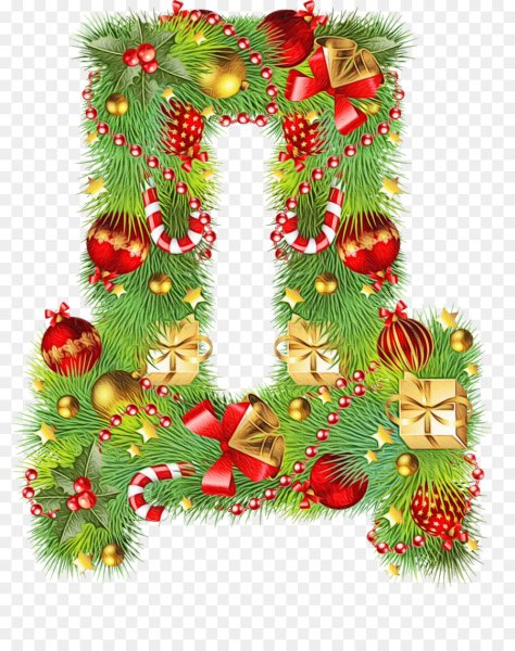 Новогодние буквы