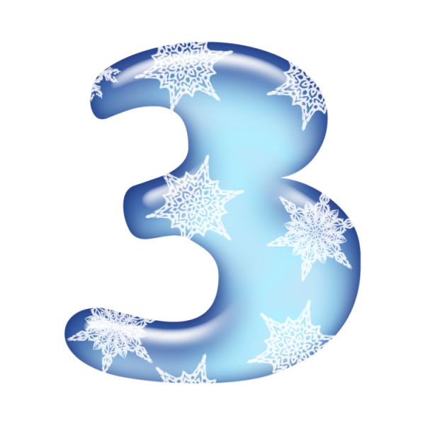 Зимние буквы