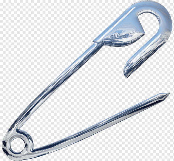 Булавка на прозрачном фоне