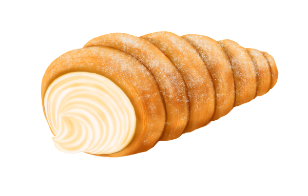 Выпечка на прозрачном фоне