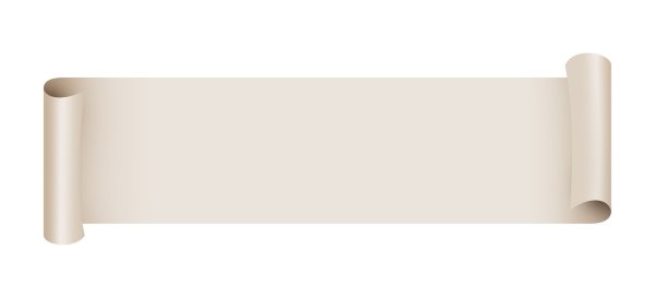 Рулон бумаги развернутый