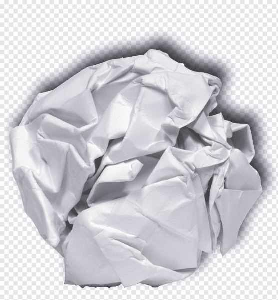 Скомканный лист бумаги
