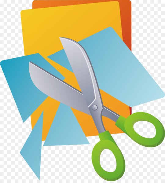 Ножницы и клей