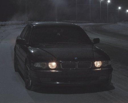 BMW 7 e38 зима