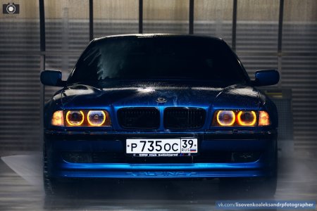 БМВ е38 Альпина черная