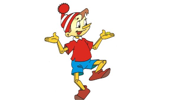 Буратино без фона