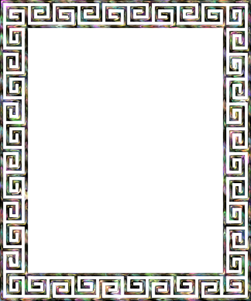 Фоторамка в греческом стиле