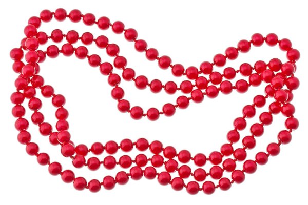 Красные бусы детские