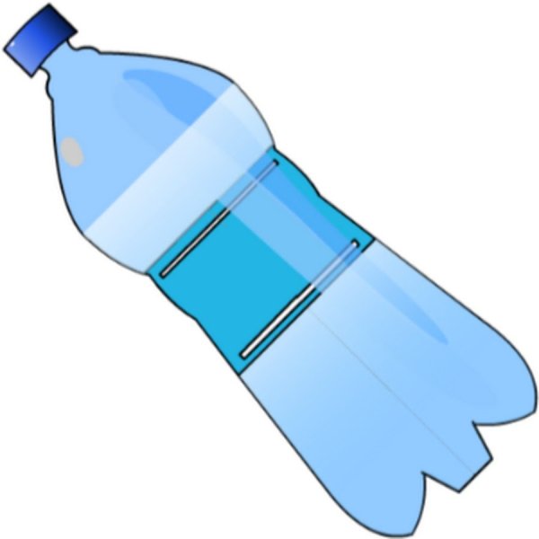 Пластиковая бутылка мультяшная