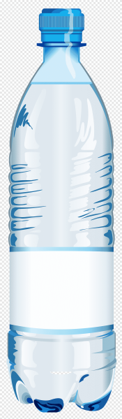 Бутылка для воды прозрачная